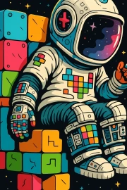 Pixel Spaceman: Retro Gaming Adventure