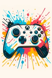 Color Explosion: Xbox Controller for Victory