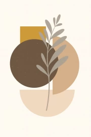 Geometric Harmony: Floral Elegy