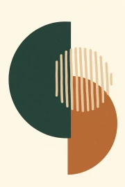 Geometric Symphony: Contemporary Forms and Textures