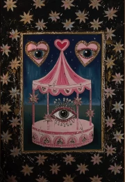 Mystic Gaze: Gothic Flowers of Mystery