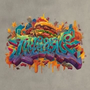 Graffiti Burger: Explosion of Colors and Street Energy