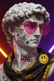 Greek Statue with Rose-Colored Glasses: Pop Culture and Mythology