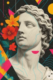 Antique Elegance in Vibrant Colors for Hipsters