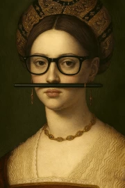 Lady with a Smile and a Pencil Mustache: Humor in the Classics