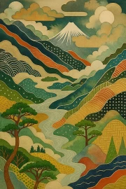 Mountain Harmony: Japanese Minimal Calm