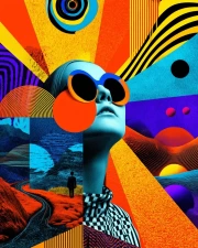 Dance of Color and Form: A Vivid Immersion into the World of Maximalist