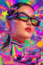 Neon Explosion: Bright Energy Maximalist