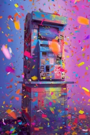 Bright Chaos: Color Explosion Maximalist