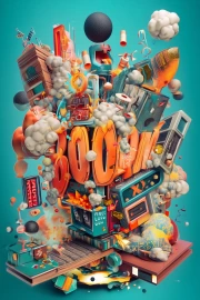 A Whirlwind of Creative Madness: The Vibrant Maximalist Explosion