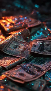 Sparks of Wealth: Glitter and Style Money