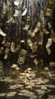 Rain of Luck: Dance of Bills and Prosperity