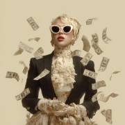 Secret in the Vortex of Banknotes: Elegance and Luxury