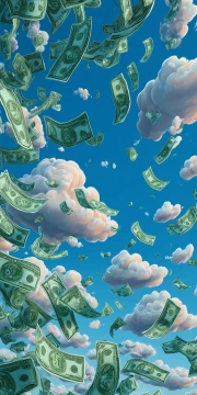 Floating Bills: A Dream of Unlimited Possibilities