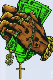 The Power of Money: Banknotes and Glitter