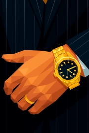 Gold Watch: Symbol of Time and Wealth
