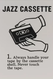 Retro Cassettes: Musical Instruments of the Time
