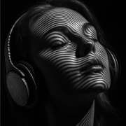 Neon Symphony: Musical Instruments in Light and Shadow