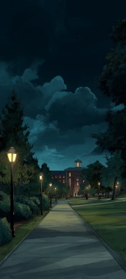 Light of the Lanterns: The Path to an Architectural Masterpiece in a Night Park