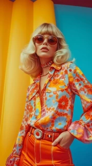 Floral Vintage: Freedom and Style in the Spirit of Retro 70S Nostalgia