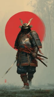 Samurai in the Rays of the Scarlet Sun: Power and Harmony of the East