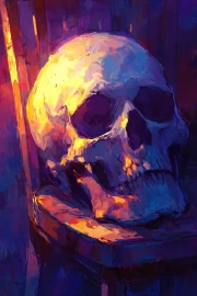 Light and Shadow: Mysterious Skull