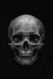 Mysterious Skull: Power and Contrast