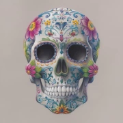 Flower Skull: A Vibrant Symbol of Life