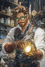 Secrets of the Inventor: Light of Technology and Magic in Steampunk Style