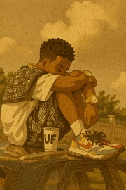 Rooftop Dreamer: Streetwear and Sneakers in Urban Style