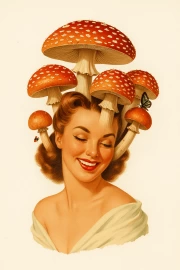 Trippy Mushrooms: Journey to the World of Dreams