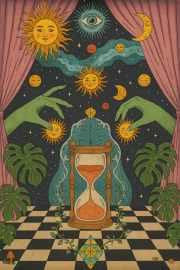 Tropical Vortex of Cosmic Alchemy: Trippy Journey