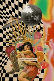 Tropical Vortex: Mirror Ball and Trippy Abstraction