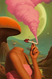 Surreal Vortex: Bright Trippy Colors for Interiors