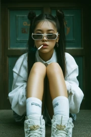 Mysterious Figure in Glasses: The Audacity of Y2K Aesthetic