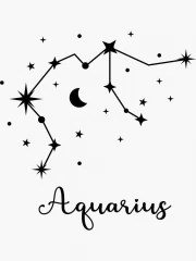 Aquarius Star Charm: Aquarius Constellation