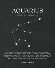 Embodiment of Air Energy: Zodiac Sign Aquarius