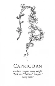 Capricorn Flower Symphony: Earthly Power and Heavenly Inspiration