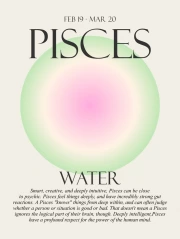 Mystical Constellation Pisces: Gradient of Depth and Intuition