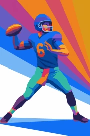 Baseball Dynamics: The Energy of Sports on Canvas