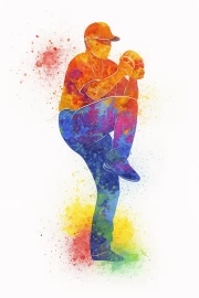 Baseball Throw: Sports Dynamics in Color