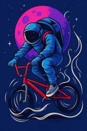 Galactic BMX: The Cosmic Energy of Sport