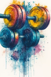 Energy of Sports: Brightness of the Fitness Hall