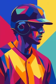 The Vibrance of American Football: Pop Art Dynamics