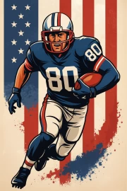 Energy of Victory: American Football in Motion