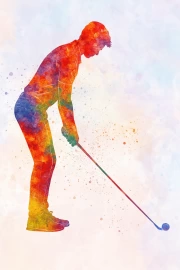 Bright Sweep: Golf Inspiration