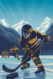Hockey Dynamics Below the Peaks: The Power of Sports and Nature