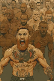 Peak Fight: MMA UFC Energy on Your Wall