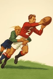 Retro Drive: The Dynamics and Passion of Rugby