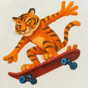 Tiger on a Skateboard: Dynamics and Style in Sport